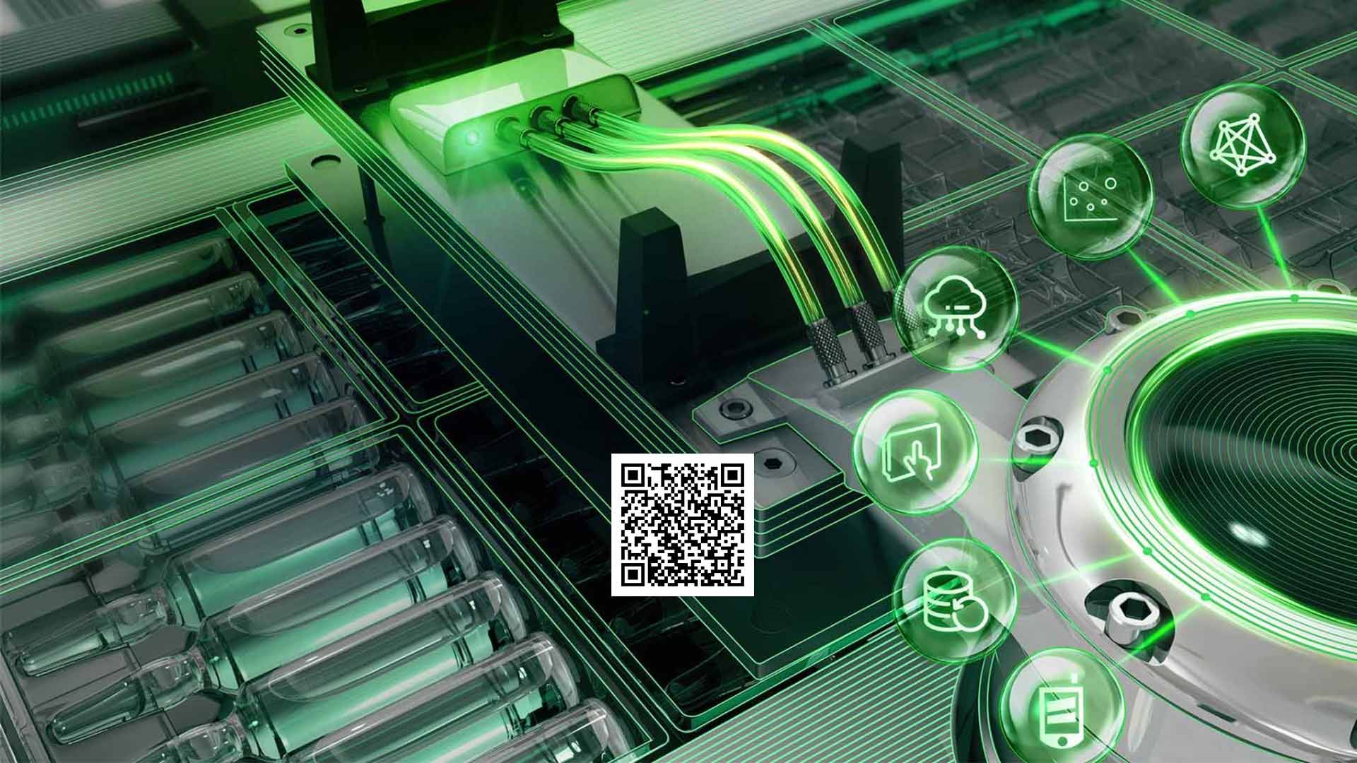 Graphic showing factory
